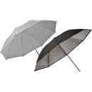 Elinchrom Two Piece Umbrella Set - Translucent, Silver - 33"