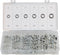 DURATOOL D01903 Nut Set, Steel, M3 to M10, 300 Pieces
