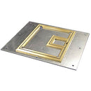 FSR FL-640P-BLP-C Lift Off Door w/ 1/4" Brass Carpet Flange for FL640P