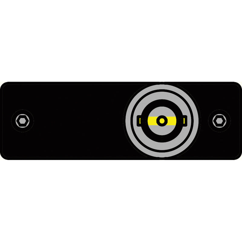 FSR IPS-V110S-BLK BNC to BNC Bulkhead Insert Plate (Black)