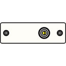 FSR IPS-V210S-WHT RCA (YEL) to Solder Cup Insert Plate (White)