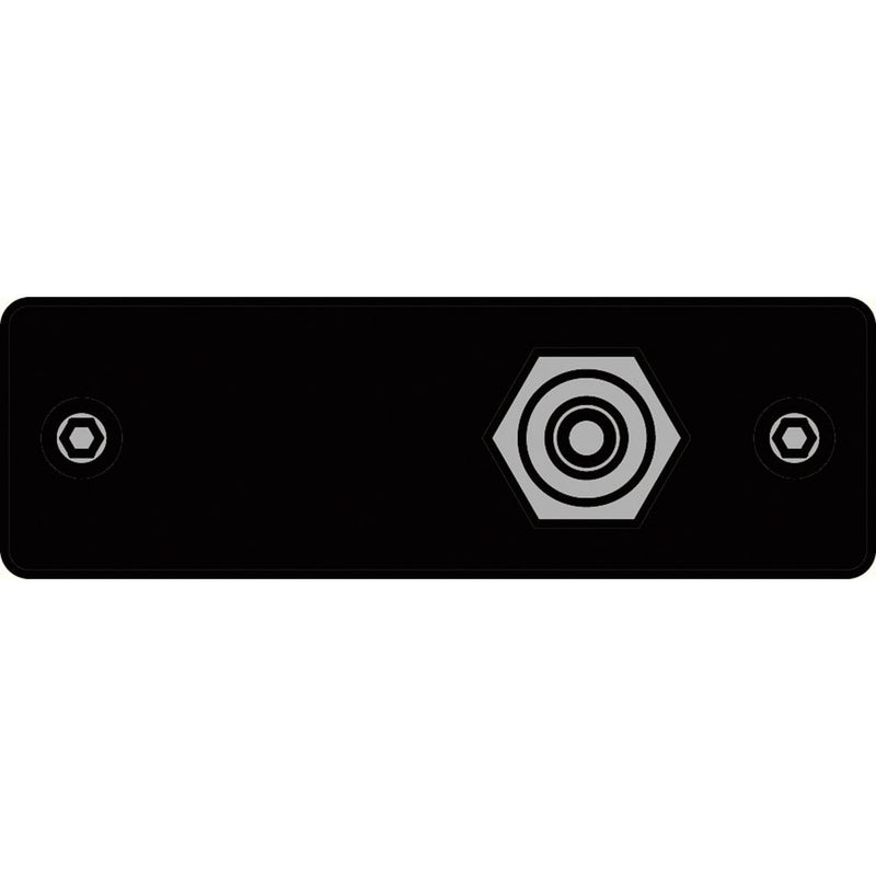 FSR IPS-V211S-BLK RCA (YEL) to RCA Bulkhead Insert Plate (Black)