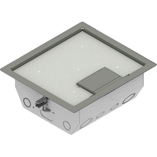 FSR RFL4.5-Q1G-CLY Carpet Trim Cover- Single Door- 4.69" Deep Floor Box (Clay)