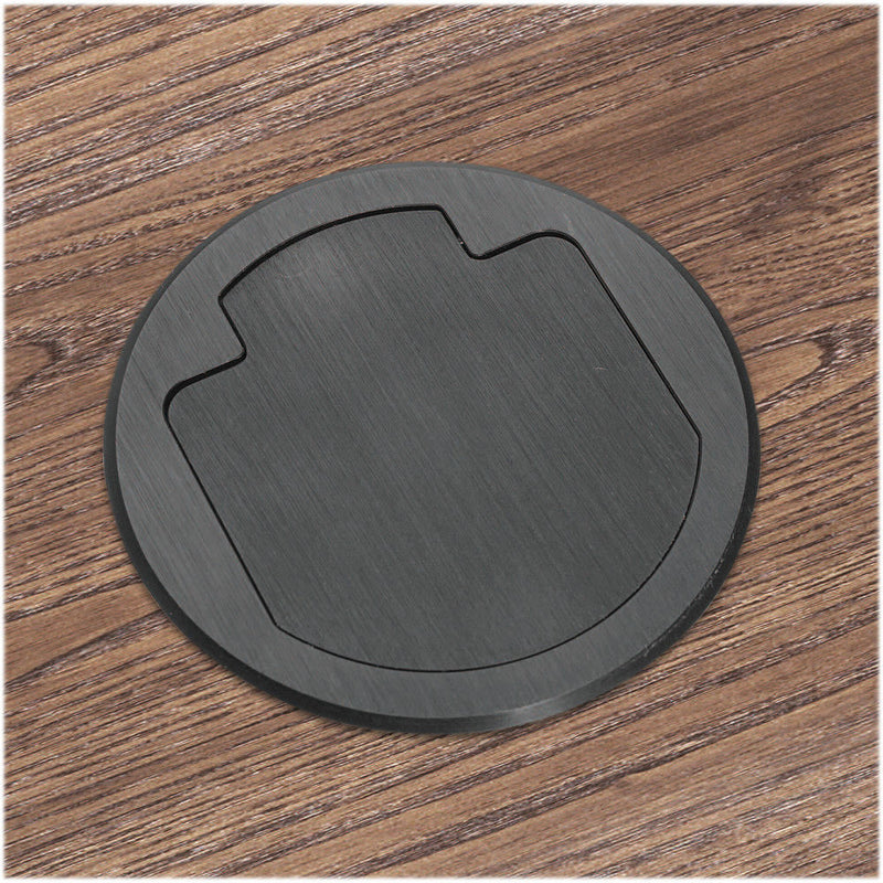 FSR T3-AC2-CAT6-BLK Table Box (Round Black Cover)