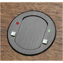 FSR T3-MJ-2B-BLK Table Top Microphone Insert (Round Black Cover)