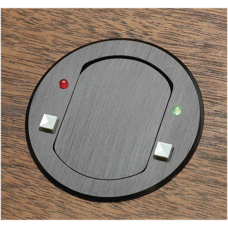 FSR T3-MJ-2B-BLK Table Top Microphone Insert (Round Black Cover)