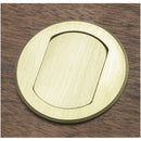 FSR T3-MJ-BRS Table Top Microphone Insert (Brass Round Cover)