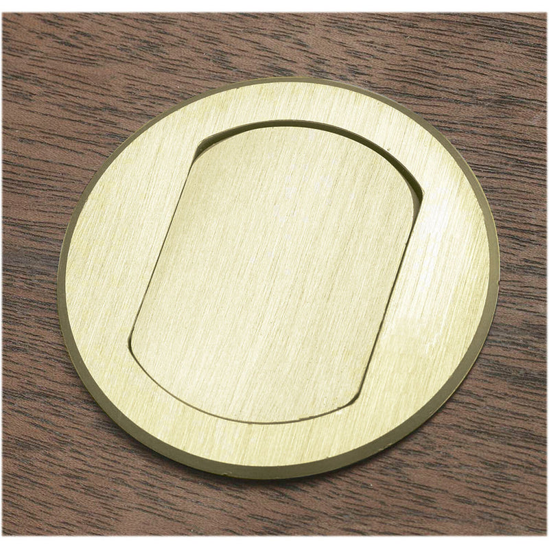 FSR T3-MJ-BRS Table Top Microphone Insert (Brass Round Cover)