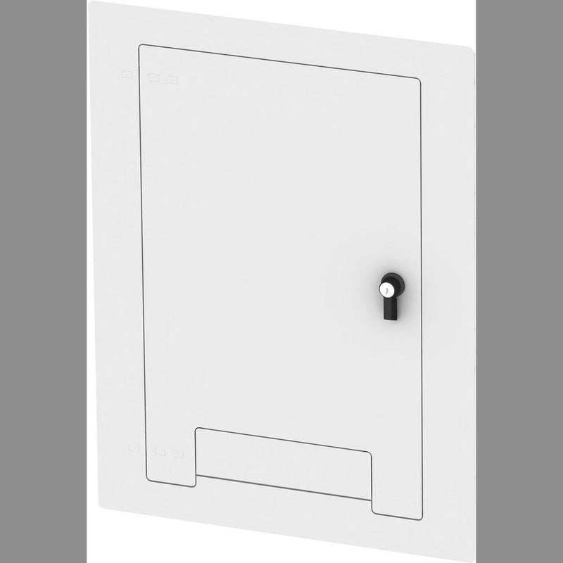 FSR WB-X3-CVRND-WHT Flush-Mounted Locking Cover (White)