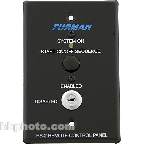Furman RS-2 Momentary Contact Remote System Control Panel