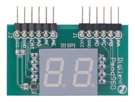 DIGILENT 410-126 PmodSSD Single Two-Digit Seven Segment Display Module