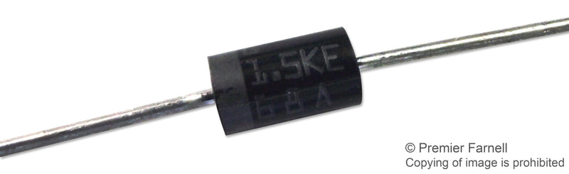 STMICROELECTRONICS 1.5KE220CA TVS Diode, Transil 1.5KE Series, Bidirectional, 188 V, 328 V, DO-201, 2 Pins