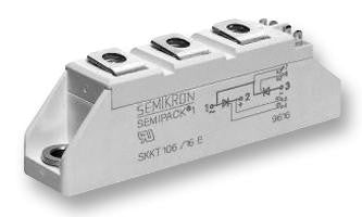 SEMIKRON SKKT92B12E Thyristor Module, Series Connected, 95 A, 1.2 kV