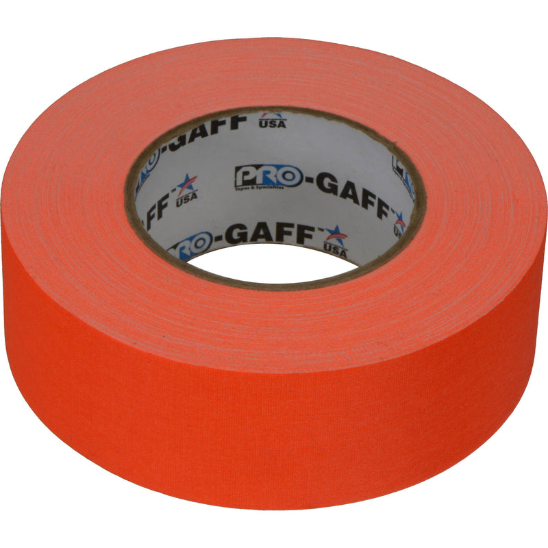 ProTapes Pro Gaffer Tape (2" x 50 yd, Fluorescent Orange)