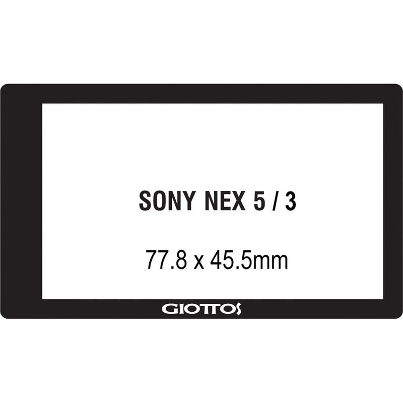 Giottos Aegis Professional M-C Schott Glass LCD Screen Protector for Sony Nex 3/5/7, A35, A55 and Olympus E-PL3
