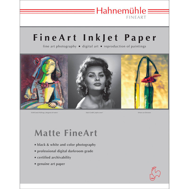Hahnem�hle Photo Rag Paper (8.5 x 11", 25 Sheets)