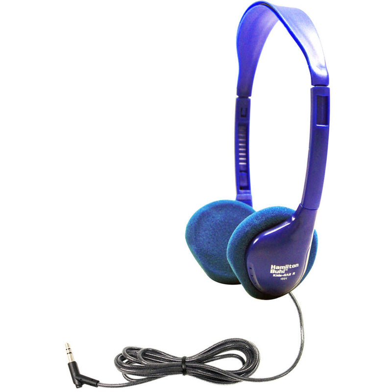 HamiltonBuhl Kids-HA2 Kids Personal Stereo/Mono Headphones for Education (Blue)