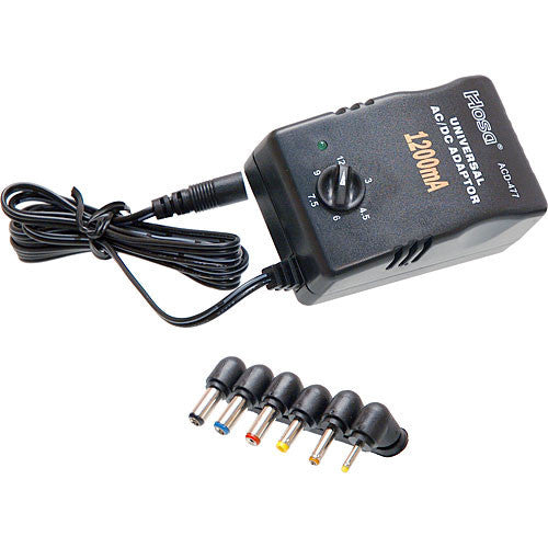 Hosa Technology ACD-477 Universal Power Adapter 12VDC@1.2A