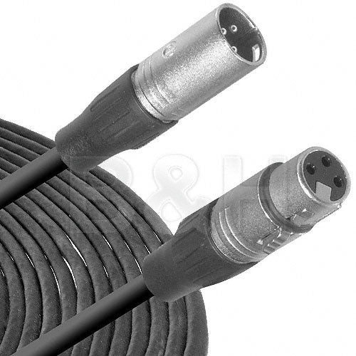 Hosa Technology 3-Pin XLR Male to 3-Pin XLR Female (20 Gauge) Balanced Microphone Cable - 5'