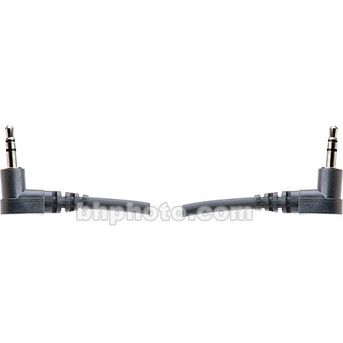Hosa Technology Stereo Mini Angled Male to Stereo Angled Mini Male Cable - 8"