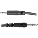 Hosa Technology Stereo Mini Male to Stereo 1/4" Male Cable - 3'