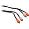 Hosa Technology 2 RCA Male to 2 RCA Male Dual Cable (Gold Contacts) - 6.5'