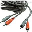 Hosa Technology 2 RCA Male to 2 RCA Male Dual Cable (Nickel Contacts) - 6.5'