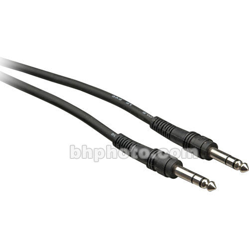 Hosa Technology Stereo 1/4" Male Phone to 1/4" Male Phone TRS Cable - 3'