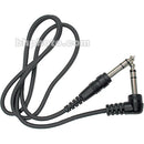 Hosa Technology Stereo Right-Angle 1/4" Male Phone to Straight 1/4" Male Phone TRS Cable - 5'