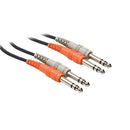 Hosa Technology 2 x 1/4" Male to 2 x 1/4" Male Stereo Audio Cable (3.3')