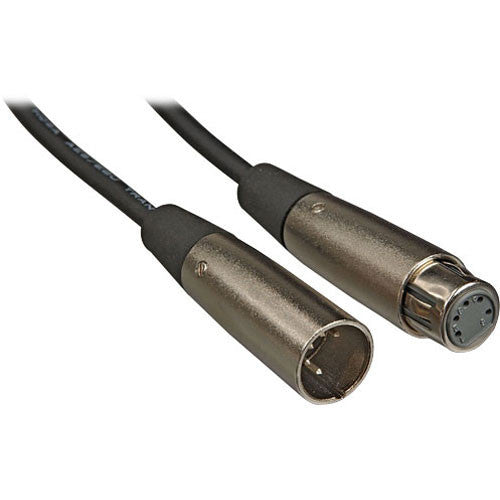 Hosa Technology DMX 5-Pin XLR Male to 5-Pin XLR Female Extension Cable - 10'