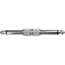 Hosa Technology 1/4" TS to 1/4" TS Effects Pedal Coupler - Straight