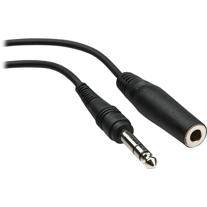 Hosa Technology Stereo 1/4" Female Phone to 1/4" Male Phone TRS Headphone Extension Cable - 25'