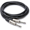 Hosa Technology Pro Unbalanced REAN 1/4" M to 1/4" M TS Cable - 10'
