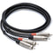 Hosa Technology Pro Stereo Interconnect, Dual REAN RCA to Same - 3'
