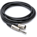 Hosa Technology HSX-005 Balanced 1/4" TRS Male to 3-Pin XLR Male Audio Cable (5')