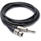 Hosa Technology HXP-003 Unbalanced 1/4" TS Male to 3-Pin XLR Female Audio Cable (3')