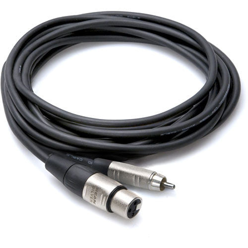 Hosa Technology HXR-005 Unbalanced 3-Pin XLR Female to RCA Male Audio Cable (5')