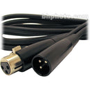 Hosa Technology 3-Pin XLR Male to 3-Pin XLR Female Balanced Microphone Cable (Black Connectors) - 25'