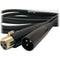 Hosa Technology 3-Pin XLR Male to 3-Pin XLR Female Balanced Microphone Cable (Black Connectors) - 25'