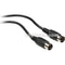 Hosa Technology MIDI to MIDI (STD) Cable (1', Black)