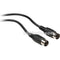 Hosa Technology MID-310 Standard MIDI Cable Male to MIDI Male Cable 10' - Black