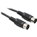 Hosa Technology MIDI 5-Pin DIN to MIDI 5-Pin DIN Cable - 25' (Black)