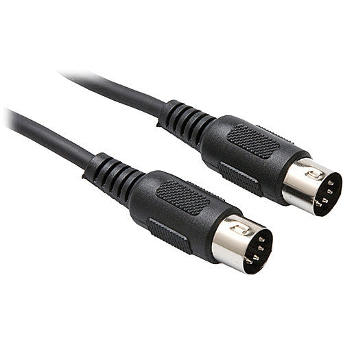 Hosa Technology MIDI 5-Pin DIN to MIDI 5-Pin DIN Cable - 25' (Black)