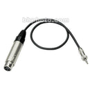 Hosa Technology MIT-156 Low to High Impedance Matching Transformer with XLR Female to Stereo 1/8" Miniplug Male Connector
