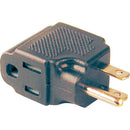Hosa Technology PWA-486 3 Prong Male to Female Right Angle AC Power Adapter
