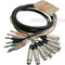 Hosa Technology STX803F 8-Channel Stereo Male 1/4" Phone to Female 3-Pin XLR Snake Cable - 9.9' (3 m)