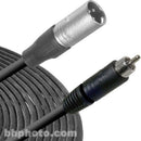 Hosa Technology RCA Male to 3-Pin XLR Male Audio Cable (Metal) - 3'