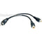 Hosa Technology RCA Male to 2 RCA Female Y-Cable - 6"