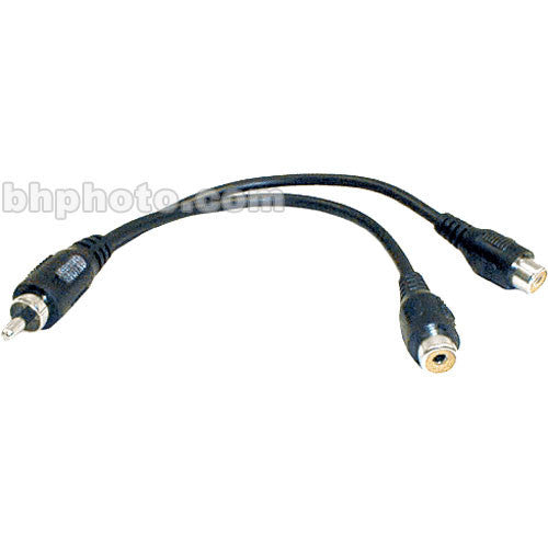 Hosa Technology RCA Male to 2 RCA Female Y-Cable - 6"